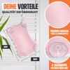 BadLiebe Bath Pillow Pink - [Tested Quality] - Includes 4