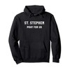St. Stephen Catholic Saint Boys Confirmation Gift Pullover Hoodie