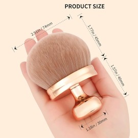 Extra Large Body Makeup Brush For Self Tanner - Self Tanning Brushs for Body and Face for Soft Synthetic Hair, Powder, Foundation, Blusher, Bronzer