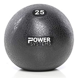Power Systems MEGA Slam Ball Prime, 25 Pounds (25523),Black