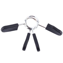 Dilwe Pack of 2 Spring Collars Dumbbell, Standard 25 mm Dumbbell Clasps, Barbell Clips, Barbell Clamp for Gym, Dumbbells