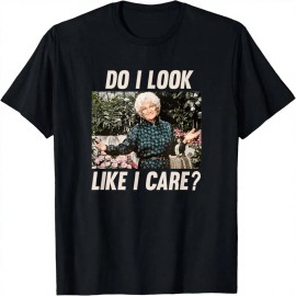 The Golden Girls-Sophia Do I Look Like I Care? Cute Sleeveless T-ShirtColor: Women-red heather, Size: L