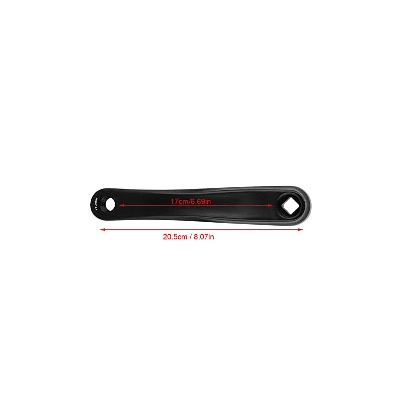 Bicycle Crank Arm, Aluminium Alloy Bicycle Left Hand Crankset, Single