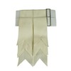 Premium Quality Wool Kilt Hose Flashes (Cream)