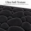 3D Cobblestone Embossed Bathroom Mat Quick Dry Absorbent Floor Rug