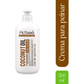 Crema Peinar Coconut Activee Cabello Quebradizo Libre De Sal                                                                                          