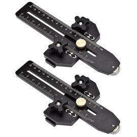 2PCS Thin Rip Jig Table Saw Jig Guide, Fast Thin Ripping Guide Fits for 3/8" x 3/4" T Slot, Fast Thin Ripping Guide Woodworking Tool, Table Band Saw Router Accessories, Positioning Fixing Tool