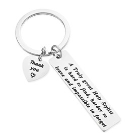 Hair Stylist Gifts for Women Men Appreciation Gift Keychain for Hairstylist Hair Dresser Gift Ideas for Cosmetology Graduation Keycahins Gifts for Beautician Christmas Birthday Gift