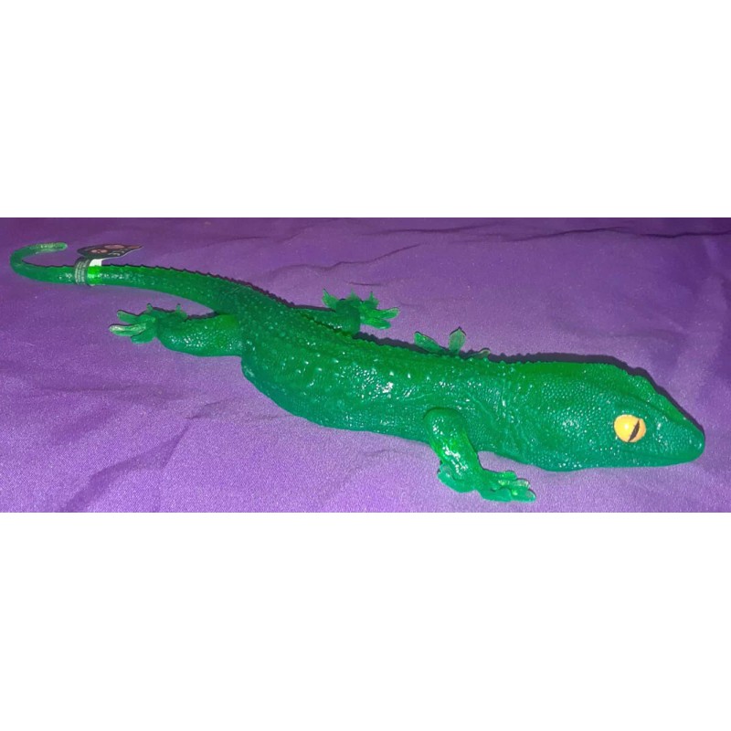 Safari Day Gecko Replica - Realistic but Lime Green PVC