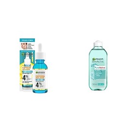 Garnier Express Aclara Serum Anti Acne 30 ml  Garnier Skin Naturals Face Agua Micelar Pureactive, 400 ml                                              