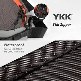 Pakvoke Camera Sling Bag With Rain Cover, Waterproof Crossbody Camera Bag for Photographers, Camera Bags & Cases for DSLR/SLR/Mirrorless Compatible with Canon/Nikon/Sony/Fuji