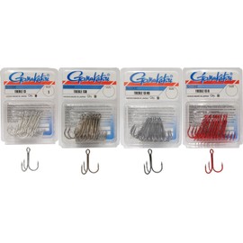 Gamakatsu Treble Treble 13, Size: 1, Colour: Nickel