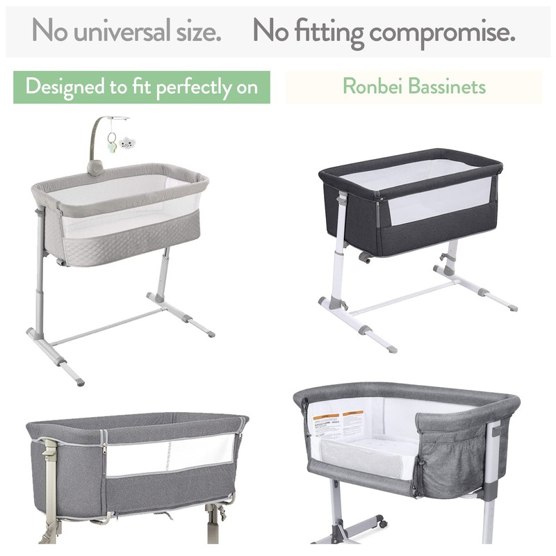 Bedside Sleeper Bassinet Sheets for 32 x 19 Inch Mattress