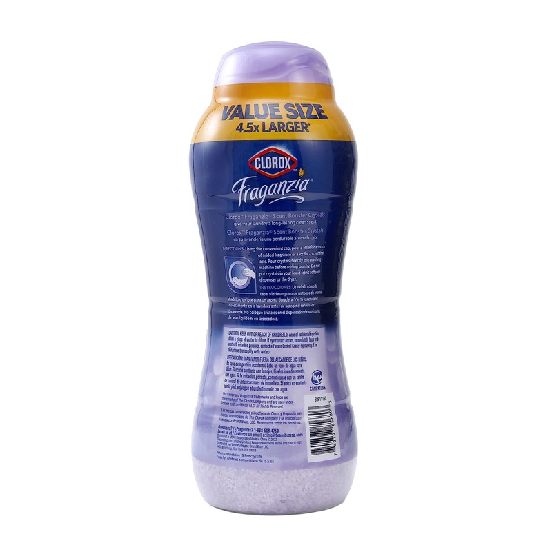 Clorox Fraganzia Laundry Scent Booster Crystals in Lavender with Eucalyptus