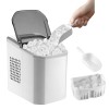 iMounTEK Portable Countertop Ice Maker 33Lbs/24H Self-Cleaning Scoop Basket Ice
