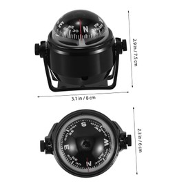 iplusmile Multi Functional Compass for Car and Navigation Sturdy Dash Mount Tool for Easy Positioning and Direction Guidance Outdoor Environments