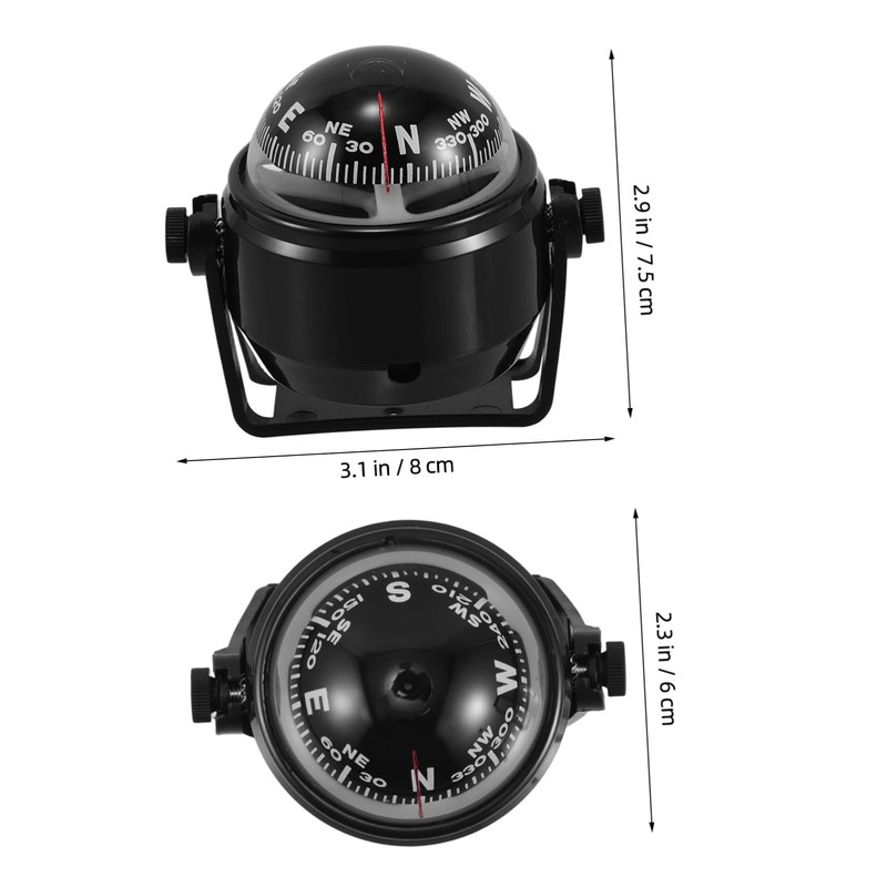iplusmile Multi Functional Compass for Car and Navigation Sturdy Dash