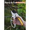 High-carbon steel blade garden shears, pruning scissors, ergonomic aluminum alloy