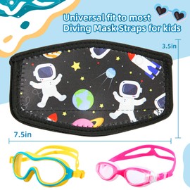 AMUSEPROFI Neoprene Diving Mask Strap Cover for kids – Diving Mask Slap Straps - Neoprene Cover for Dive and Snorkel Masks