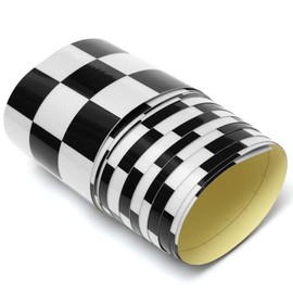 MATTE CHECK CHEQUERED CAR VINYL WRAP CAR WRAPPING GRAPHIC 30CM x 1.52M