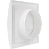 Vent Systems White 4'' Air Vent Cover - Pack of