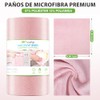 HASTHIP® Rollo de Toallas Microfibra, 50 Paños de Limpieza Reutilizables