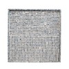 PEMAR Extra Large Square 20" Capiz Shell Ottoman Tray with