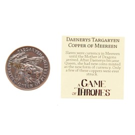 Game of Thrones Daenerys Targaryen Queen of Meereen Copper Coin