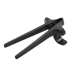 Ieron 6 Pcs Finger Snack Chopsticks, Reusable Food Clips, Lazy Auxiliary Chopsticks Keep Hands Clean for Playing Games, Working and Studying (Black, Grey)