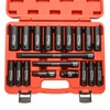 EPAuto 1/2-Inch Drive Metric (10-24 mm) Deep Impact Socket Set