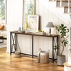 SUPERJARE 70 Inch Console Table with 2 Outlet and 2