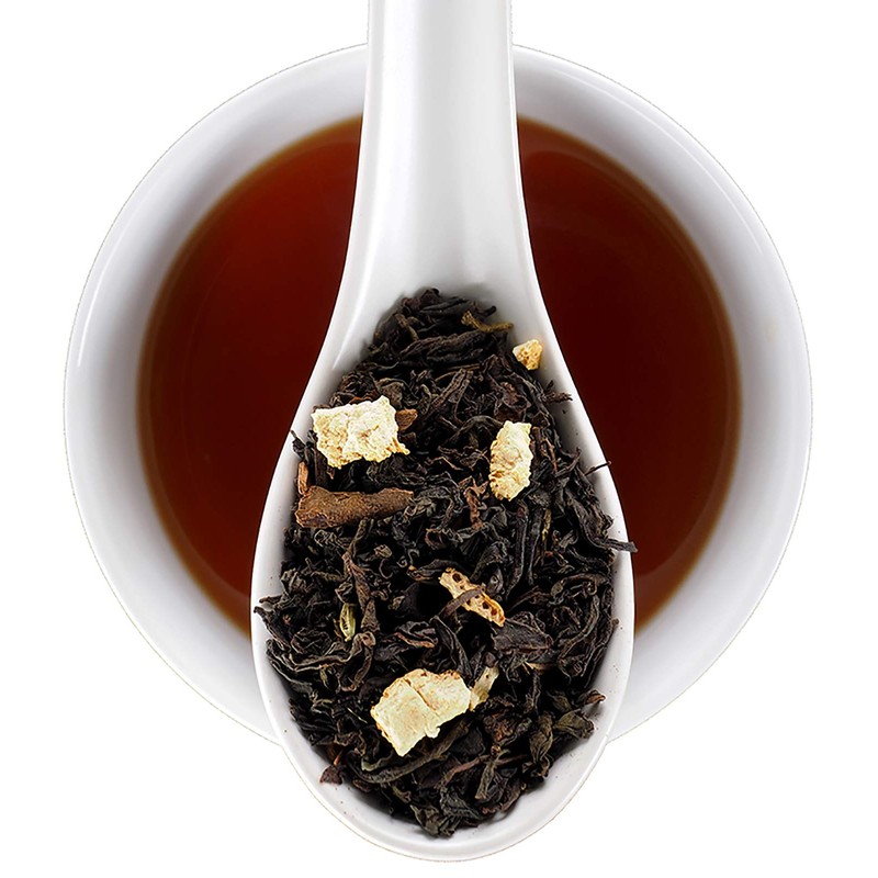 Elmwood Inn Fine Teas, Orange & Spice Black Tea, 16-Ounce
