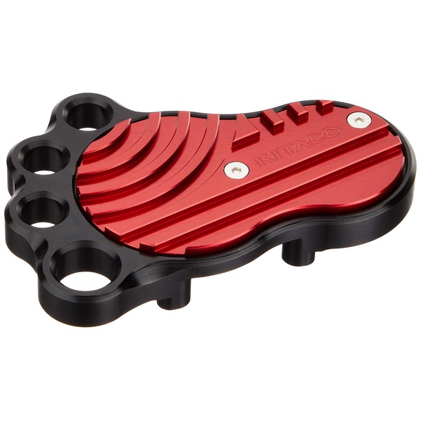 KITACO 516-1300920 Brake Pedal, Bigfoot (Red) Bolt-on Type, Aluminum Machined