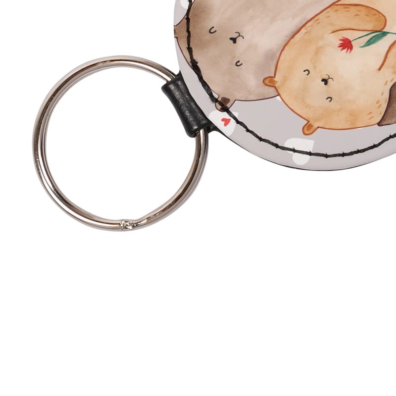 Mr. & Mrs. Panda Round Key Ring Bear Love Gift
