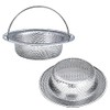 Kitchen Sink Strainer, 2-Pack Sink Strainer Basket with Handle, 4.5"