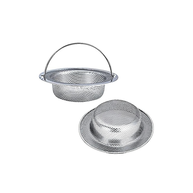 Kitchen Sink Strainer, 2-Pack Sink Strainer Basket with Handle, 4.5"
