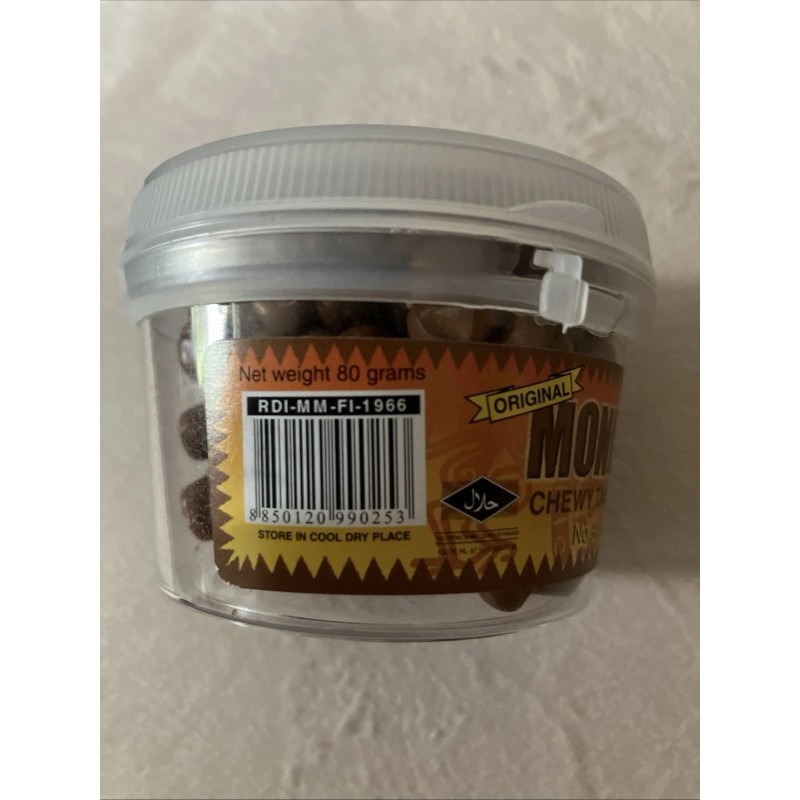 MONIEGOLD Tamarind Candy 80g. Chewy Thai Snack, NEW! Sealed Exp.