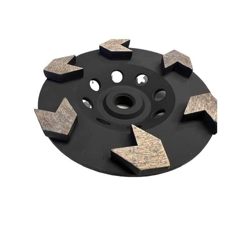 5” Diamond Grinding Cup Wheel Arrow Diamond Segment for Concrete