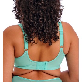 Elomi Women's Plus Size Matilda Unlined Plunge Underwire Bra with J-Hook, Jade