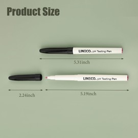 Lineco, PH Testing Pen, Pen Tester for Paper or Paperboard Products, Easy to Testing Paper, Turn Purple On Ph Neutrality Papers, 2 Pack