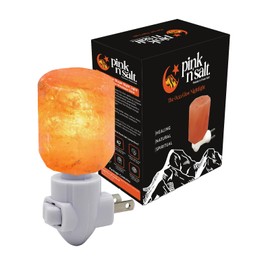 Pink Salt Himalayan Salt Lamps - Hand Carved, Natural Night Lights for Bedrooms and Home Decor