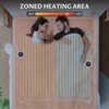 Queen Size Electric Heated Mattress Pad 10 Heat Settings Dual