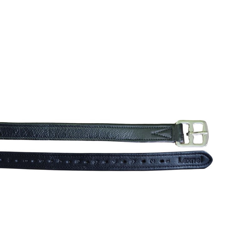 LEXNEL Non-Stretch Soft Stirrup Leather with Stainless Steel Hardware 1
