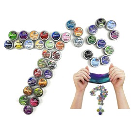 Matty's Toy Stop Crazy Aaron's Putty Mini Tins Lucky 7 Surprise Gift Set Party Bundle - 7 Pack...