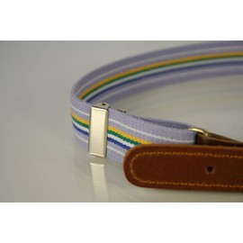 MÁRQUEZ CINTURONES Elastic Belt for Boys and Girls | Adjustable Belt for Boys and Girls, Purple, Stripe, S, Purple Striped