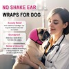 Meifsou Dog Head Wrap - Quiet Ears for Anxiety, Waterproof