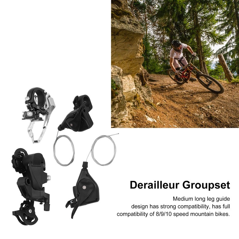 WAKE Bike 3x8 24 Speed Groupset Bike Left Right Brake