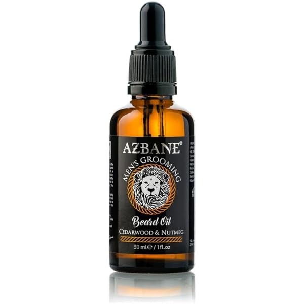 KENZADI Premium Argan Oil based Beard Oil Cedarwood & Nutmeg