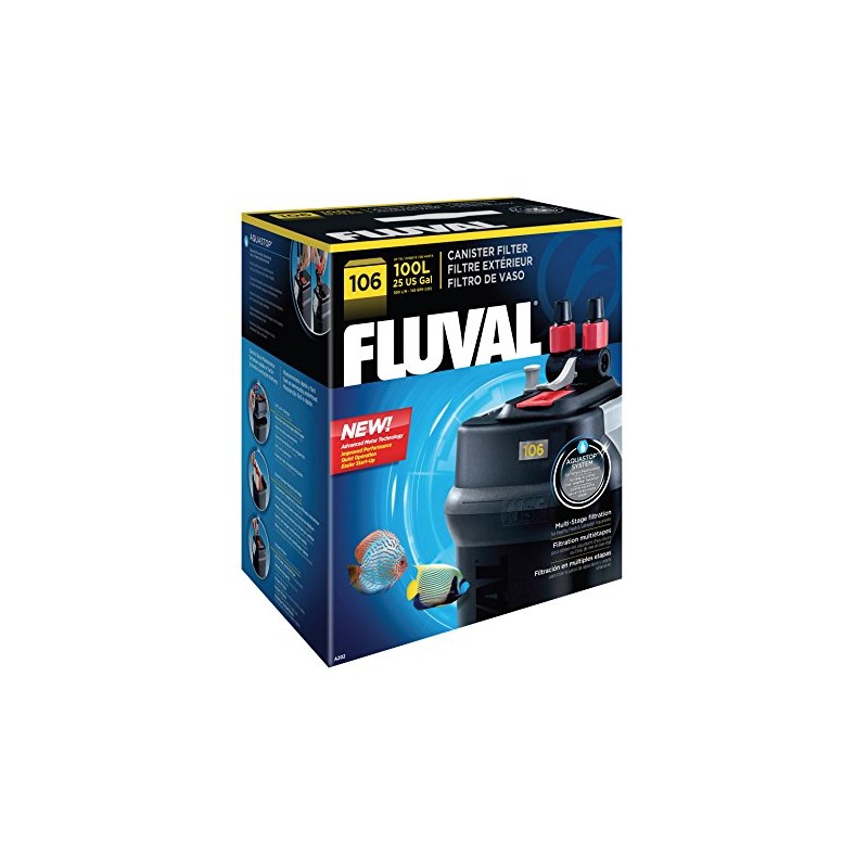 Fluval Aquastop For Fluval 104-404, 105-405 Series, Ribbed Hosing