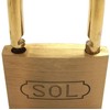 SOL – Hard No. 2500 Cylinder Padlock Same Key B